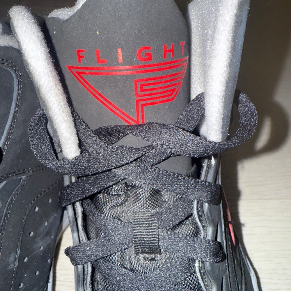 Nike Air Flight Lite High Black Sneakers Classic Style - Picture 5 of 10